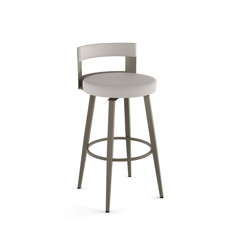 Wade Logan® Corda Swivel Upholstered Counter & BarStool & Reviews